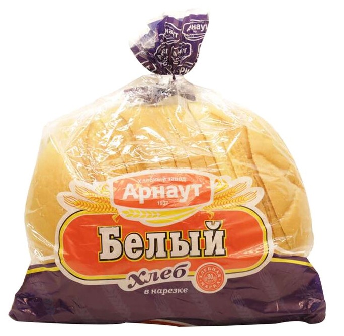Хлеб"Арнаут"белыйподовый,нарезка,550г